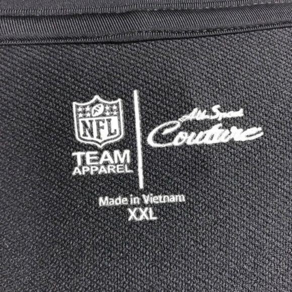 NFL Ravens Baltimore Metallic Couture Full Zip Womens XXL - Picture 5 of 7